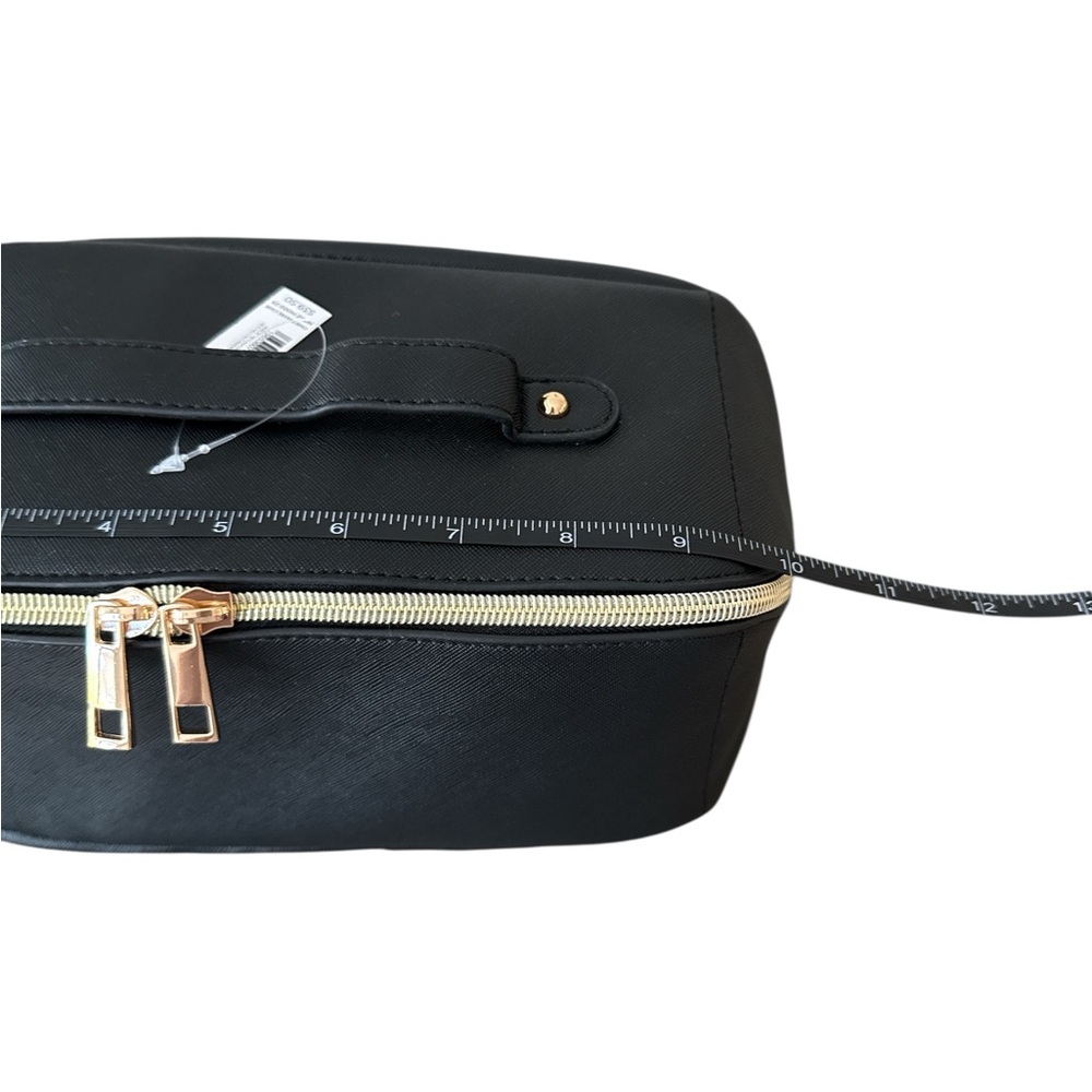 Chico Travel Case, NWT, Black Cosmetic Bag with Gold Zipper - Picture 3 of 8